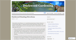 Desktop Screenshot of duckweedgardening.com